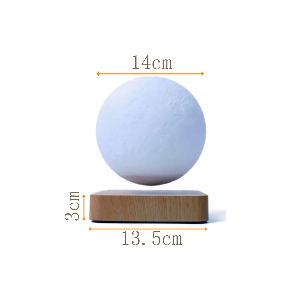 Night Light Levitating Moon Lamp Touch Magnetic Levitation Table Floating Lamp For Bedroom Decor New Year Gift Exotic lamp
