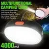 4000mAh Powerful LED Camping Lamp Type-c Rechargeable Strong Magnetism Work Light Infinite Dimming Outdoor Camping Tent Lantern
