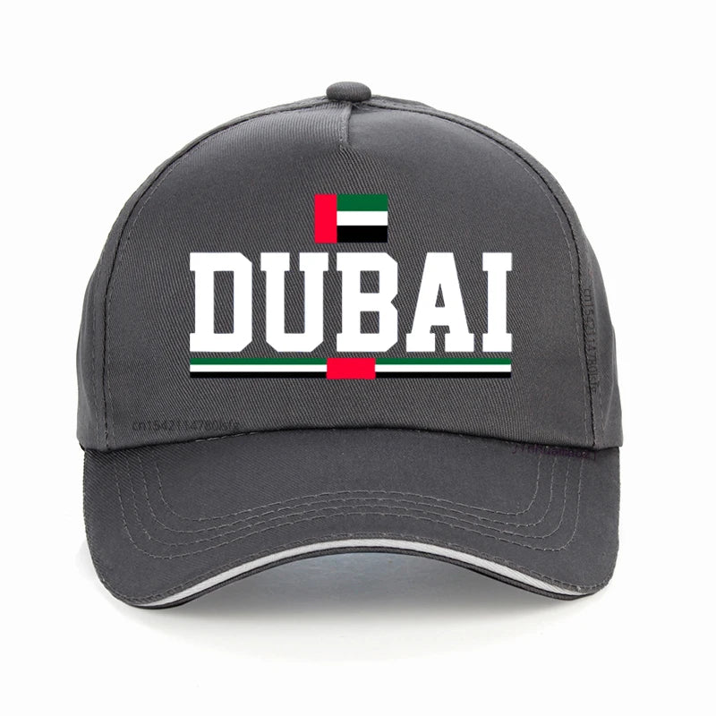 Funny Dubai Baseball Cap Summer Style cool Breathable Golf hat men women Adjustable Snapback Hats