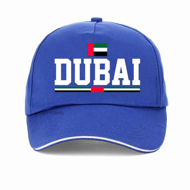 Funny Dubai Baseball Cap Summer Style cool Breathable Golf hat men women Adjustable Snapback Hats