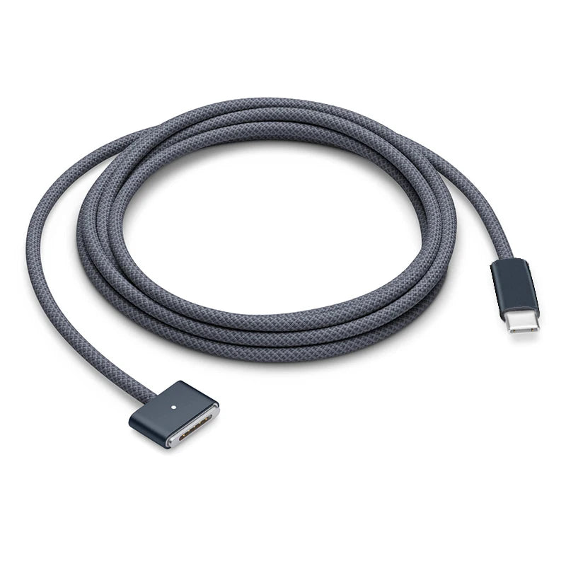 USB C to Magnetic Cable Safe 3 generations Charger Adapter For MacBook Pro Air M1 M2 M3 Pro A2442 A2485 A2681 A2363 67W 30W 140W