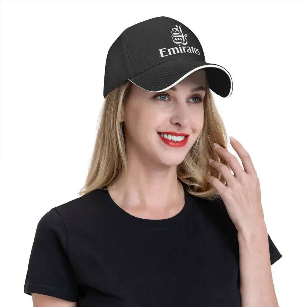 NEW Emirates Hats Hip Hop Hat Cotton Baseball Cap Custom Adjustable Trucker Hat for Men & Women
