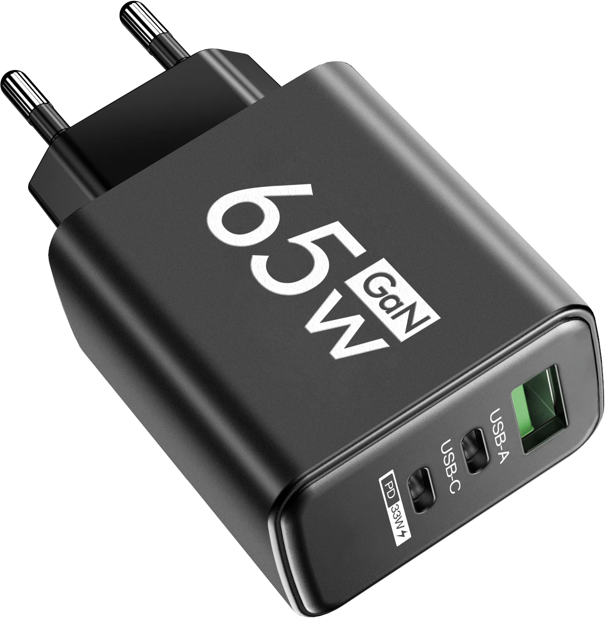 65W GaN USB Charger Fast Charging Quick Charger3.0 Travel Charger For iPhone 15 Samsung Xiaomi Mobile Phone Adapter EU US Plug