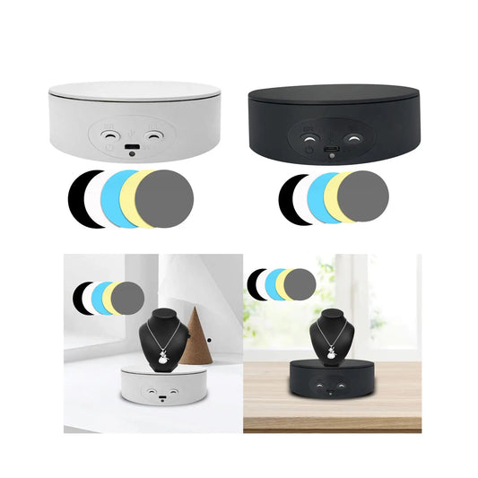 360 Degree Electric Motorized Rotation 3D Display Stand  for Photography, Watches Figures Jewelry Rotating Display Stand
