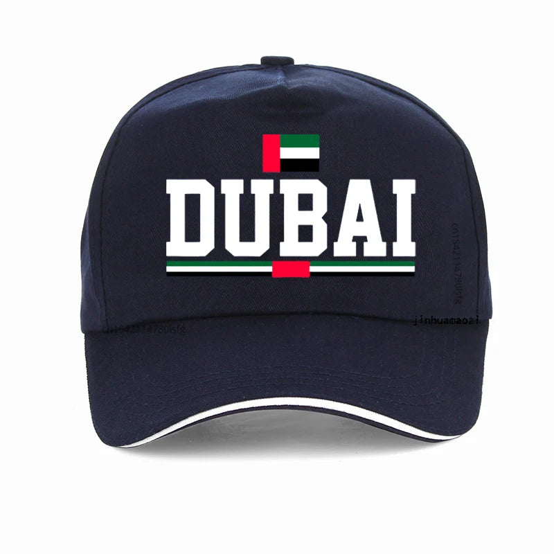 Funny Dubai Baseball Cap Summer Style cool Breathable Golf hat men women Adjustable Snapback Hats