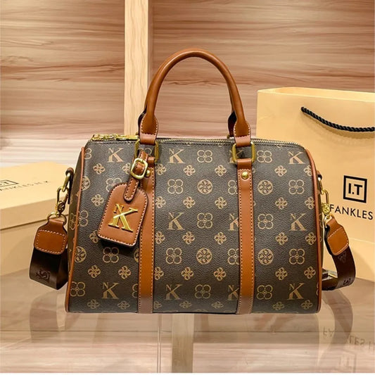 Ladies' Light Luxury Handbag 2025 New Spring Luxury Designer Fashion Retro Handheld Shoulder Bag Large Capacity Crossbody Bag