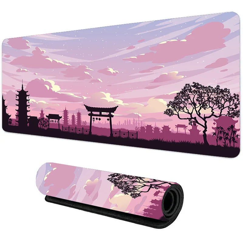 Night Moonlight large cool mouse pad laptop non-slip esports office desk mat game player mousepad mini PC desktop accessories