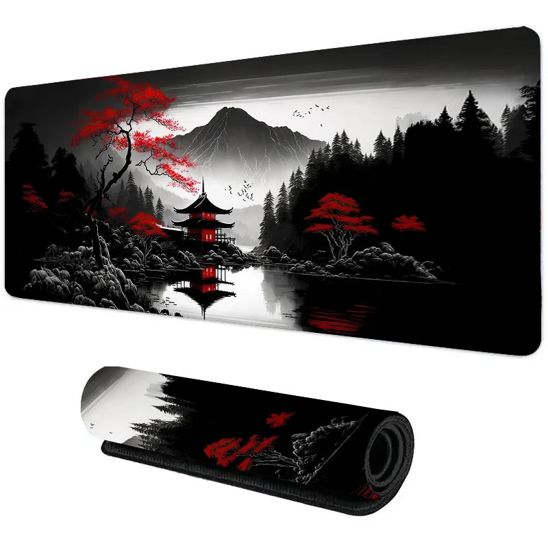 Night Moonlight large cool mouse pad laptop non-slip esports office desk mat game player mousepad mini PC desktop accessories